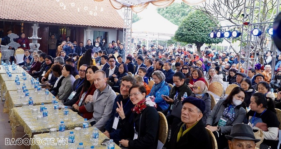 (12.11) Toàn cảnh sự kiện trải nghiệm trong khuôn khổ Ngày của Phở tại làng Vân Cù, tỉnh Nam Định. (Ảnh: Việt Nguyễn)