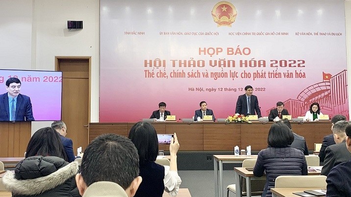 Hội thảo văn hóa 2022: Bàn về thể chế, chính sách cho nguồn lực phát triển văn hóa