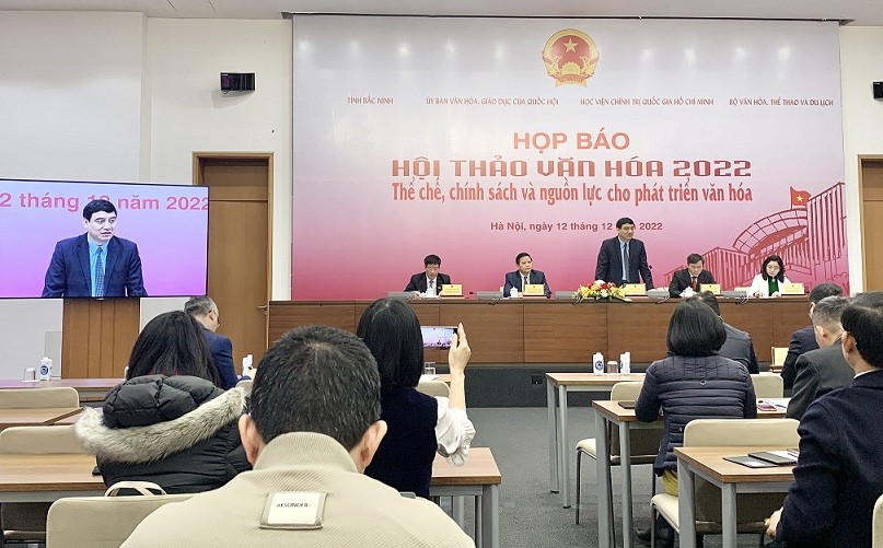Hội thảo văn hóa 2022: Bàn về thể chế, chính sách cho nguồn lực phát triển văn hóa
