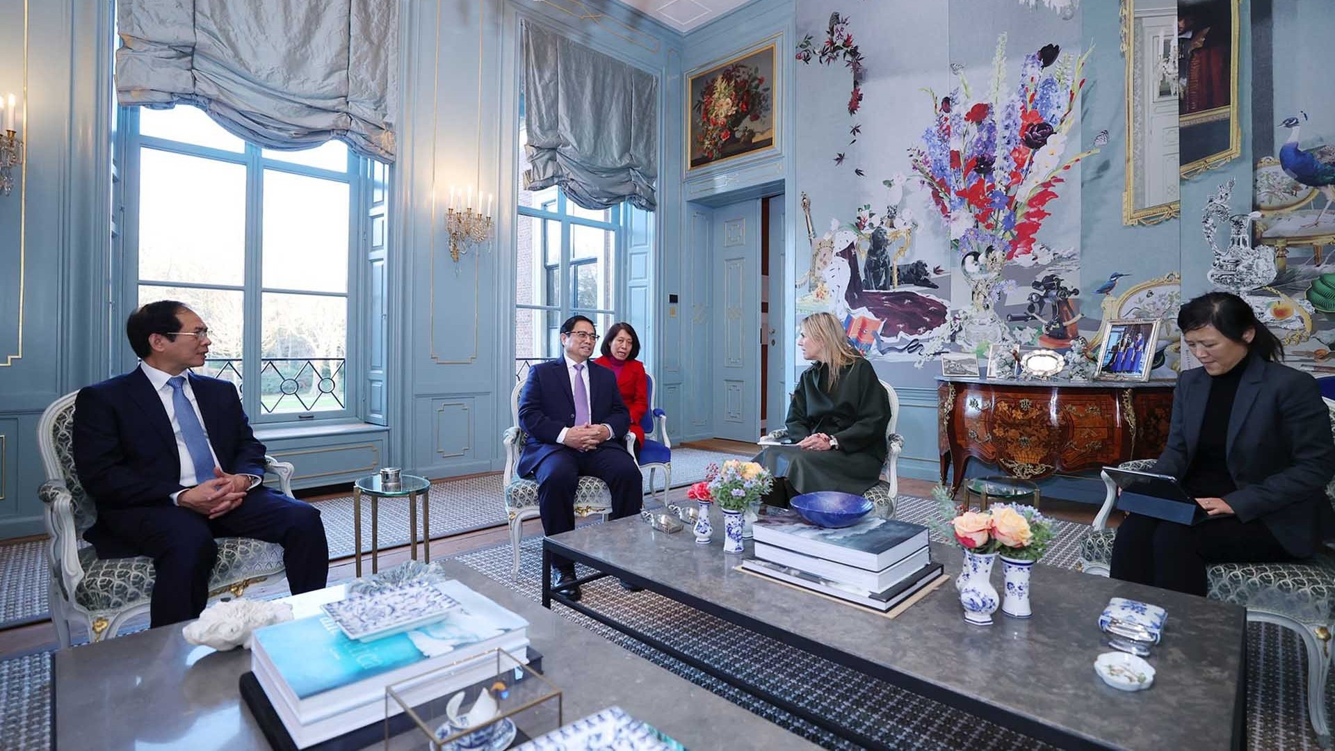 Thủ tướng Phạm Minh Chính hội kiến Hoàng hậu Hà Lan Maxima