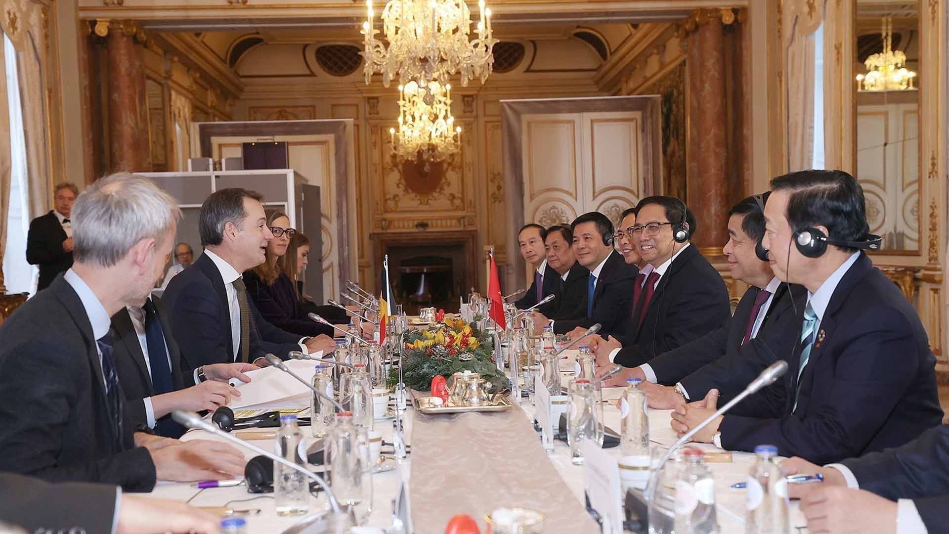 Đẩy mạnh toàn diện hợp tác giữa Việt Nam và Vương quốc Bỉ