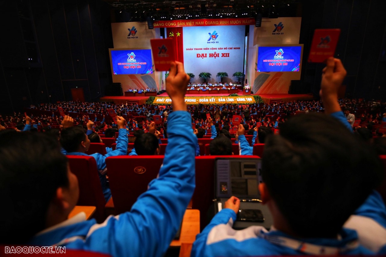 Những hình ảnh đầu tiên trong Phiên khai mạc Đại hội Đoàn toàn quốc lần thứ XII