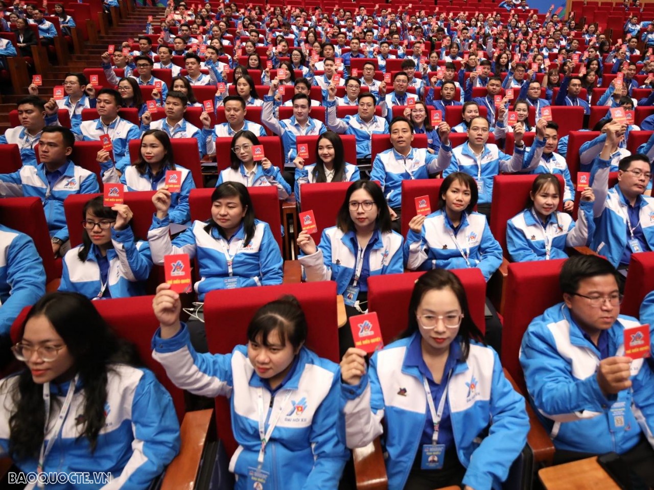 Những hình ảnh đầu tiên trong Phiên khai mạc Đại hội Đoàn toàn quốc lần thứ XII