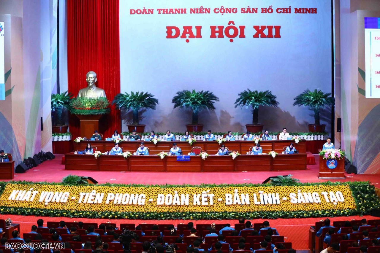 Những hình ảnh đầu tiên trong Phiên khai mạc Đại hội Đoàn toàn quốc lần thứ XII