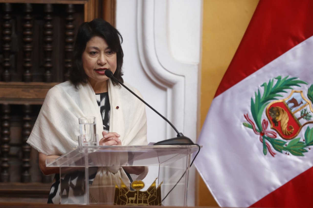 (12.16) Ngoại trưởng Peru Ana Cecilia Gervasi cho biết có thể triệu đại sứ 4 nước Mỹ Latinh để phản đối. (Nguồn: ANDINA) (12.16) Ngoại trưởng Peru Ana Cecilia Gervasi cho biết có thể triệu đại sứ 4 nước Mỹ Latinh để phản đối. (Nguồn: ANDINA)