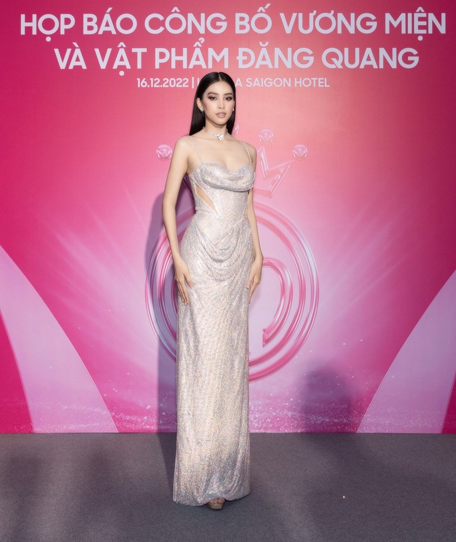 Dàn hoa hậu, á hậu xinh đẹp tại lễ công bố vương miện Hoa hậu Việt Nam 2022