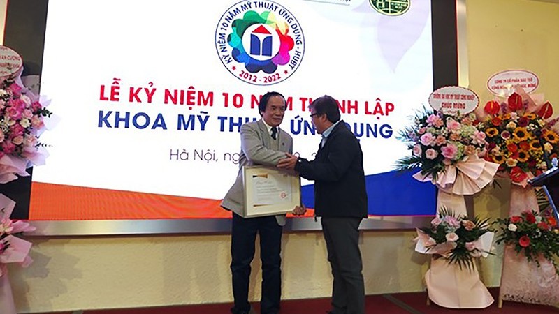 Khoa Mỹ thuật ứng dụng HUBT kỷ niệm 10 năm thành lập