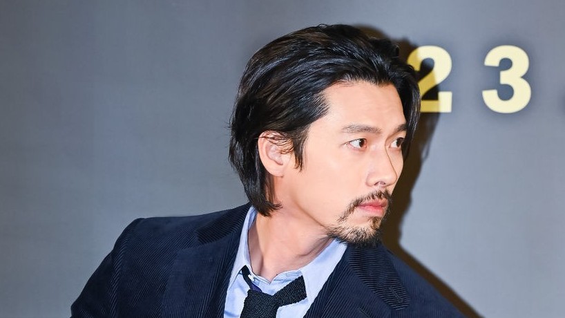 Tài tử Hyun Bin lịch lãm, nam tính dự họp báo ra mắt phim 'The Point Men'