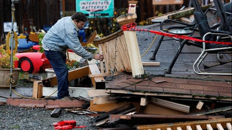 Hiện trường vụ động đất làm rung chuyển khu vực phía Bắc California