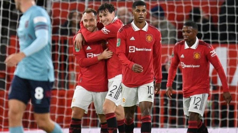 Eriksen và Rashford ghi bàn đưa Man Utd giành vé vào tứ kết Carabao Cup