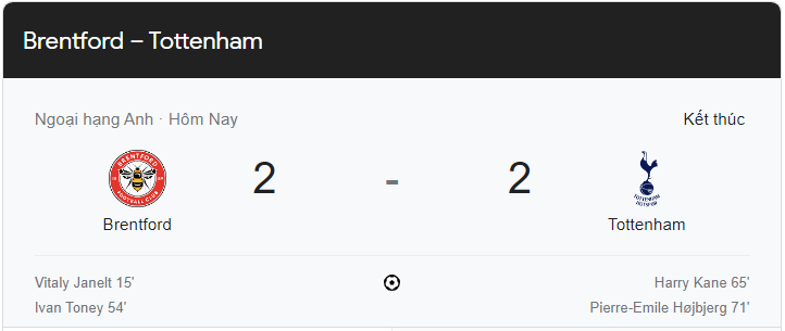Link xem trực tiếp Brentford vs Tottenham (19h30 ngày 26/12) vòng 17 Ngoại hạng Anh Link xem trực tiếp Brentford vs Tottenham (19h30 ngày 26/12) vòng 17 Ngoại hạng Anh