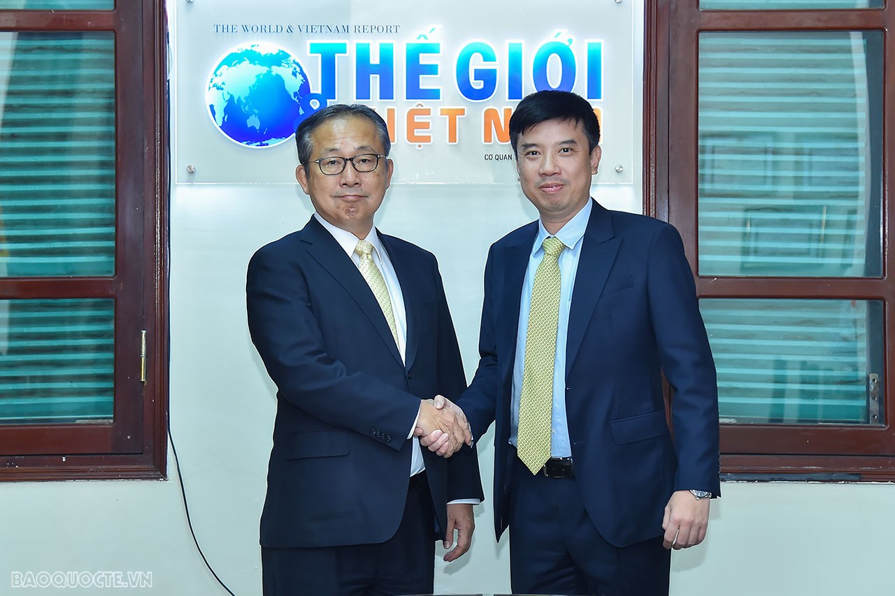 Đại sứ Nhật Bản Yamada Takio thăm và làm việc với Báo Thế giới & Việt Nam