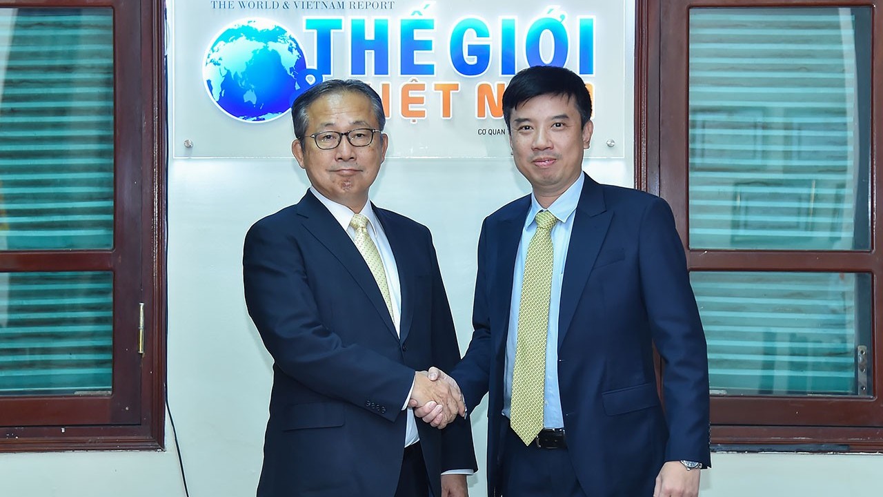 Đại sứ Nhật Bản Yamada Takio thăm và làm việc với Báo Thế giới & Việt Nam