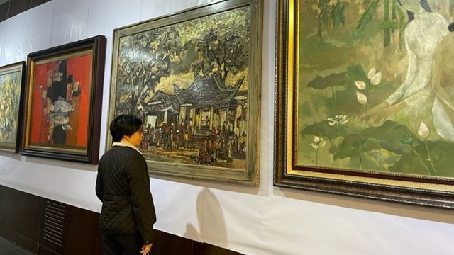 300 tác phẩm của 30 họa sĩ Việt Nam và Hàn Quốc tham dự Triển lãm 'Hội tụ tinh hoa mỹ thuật Việt - Hàn'
