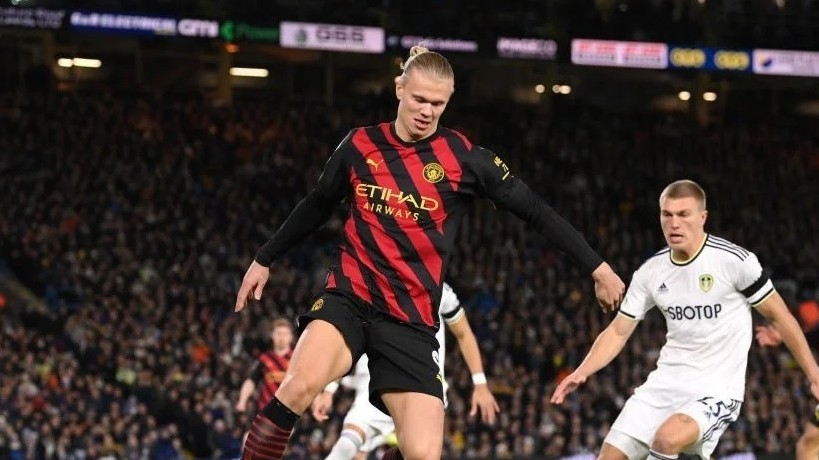 Erling Haaland ghi 26 bàn thắng sau 20 trận ra sân cho Man City