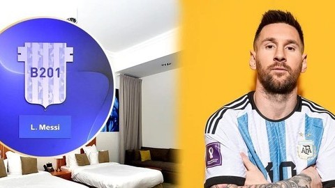 Phòng ngủ của Messi tại Đại học Qatar được biến thành bảo tàng