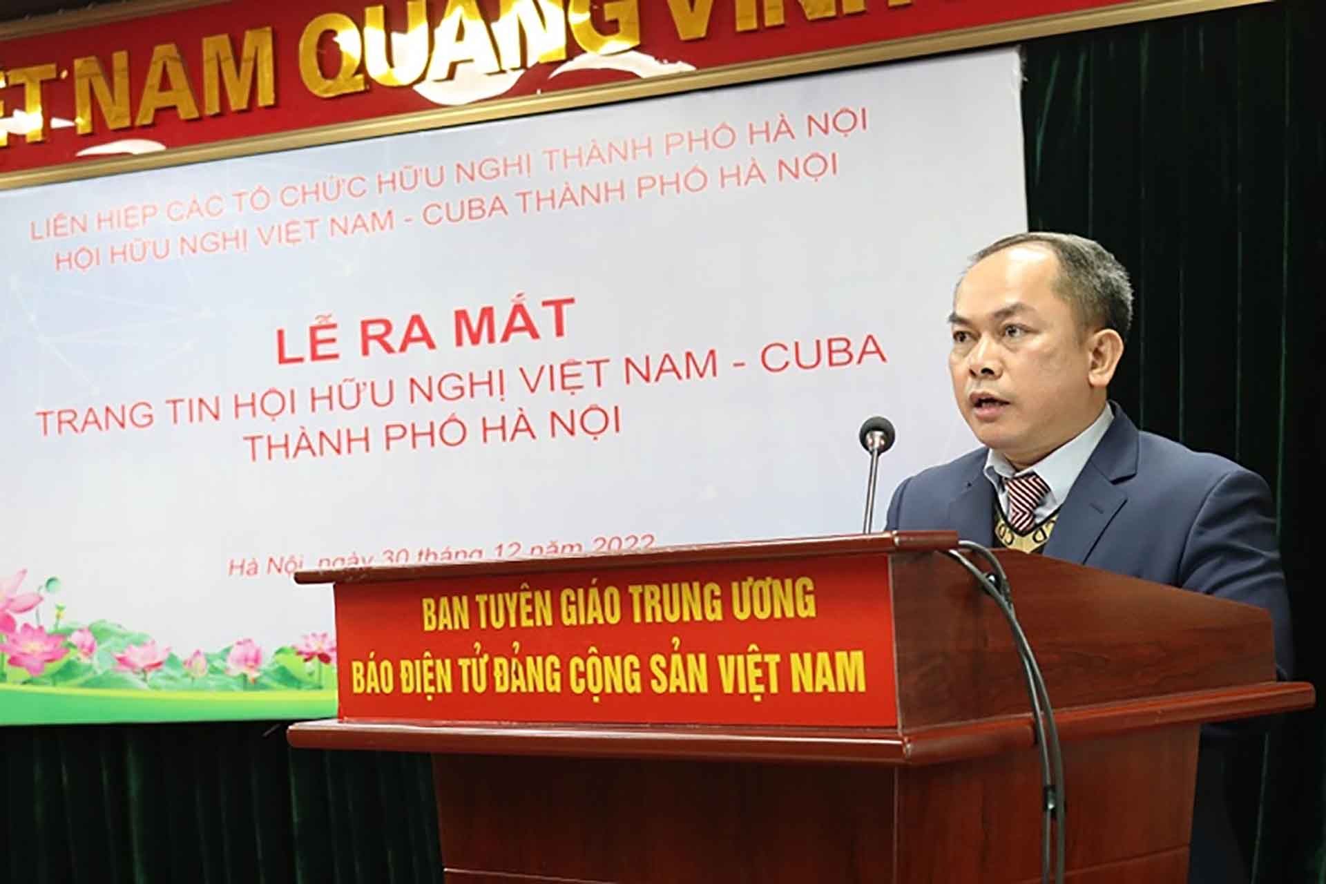 Trang tin điện tử Hội Hữu nghị Việt Nam-Cuba TP. Hà Nội: Góp phần thúc đẩy hơn nữa quan hệ tốt đẹp giữa hai nước Trang tin điện tử Hội Hữu nghị Việt Nam-Cuba TP. Hà Nội: Góp phần thúc đẩy hơn nữa quan hệ tốt đẹp giữa hai nước
