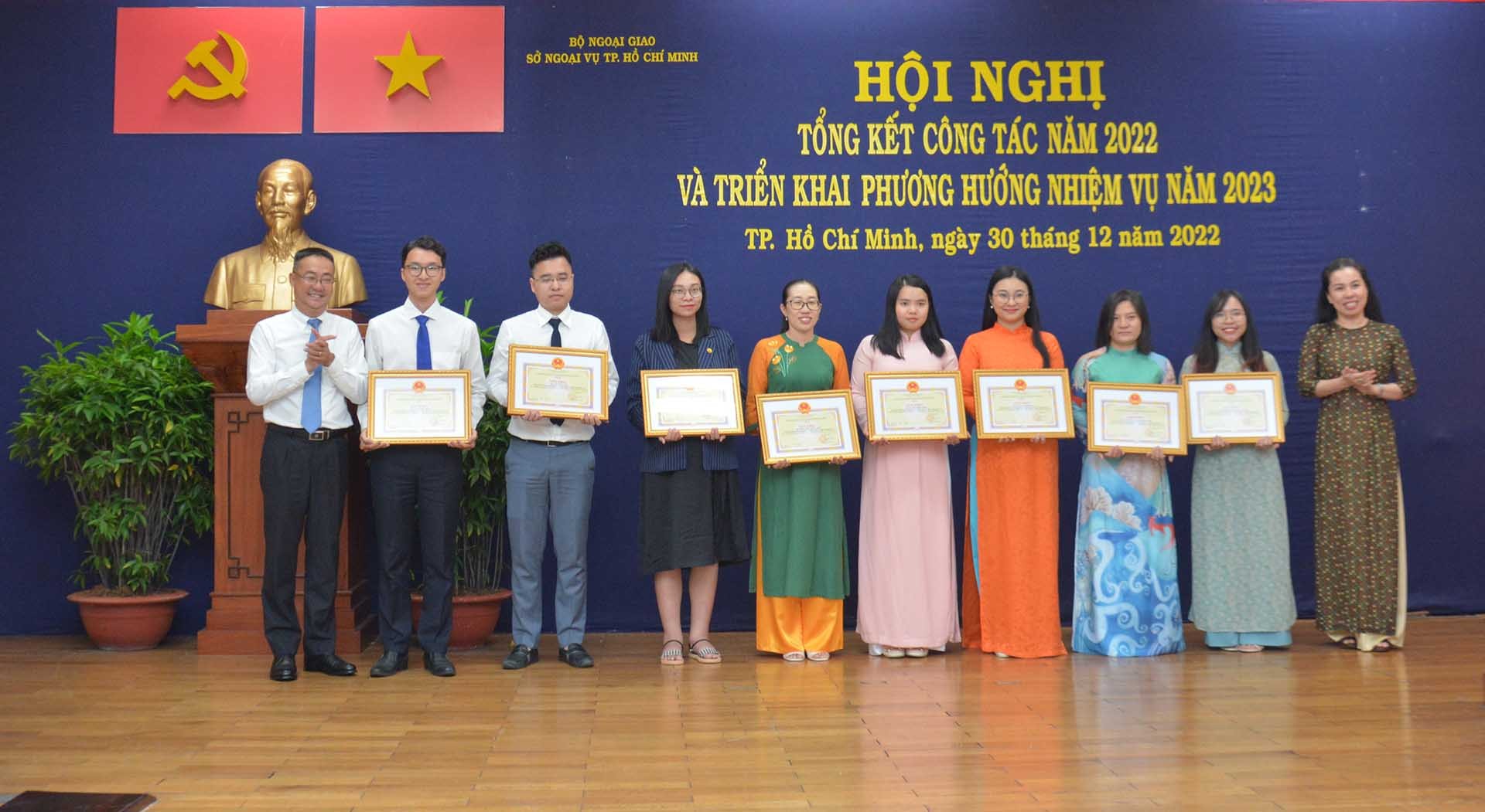 Sở Ngoại vụ thành phố Hồ Chí Minh tổ chức Hội nghị tổng kết công tác 2022 và triển khai nhiệm vụ 2023 Sở Ngoại vụ TP. Hồ Chí Minh tổng kết công tác 2022 và triển khai nhiệm vụ 2023