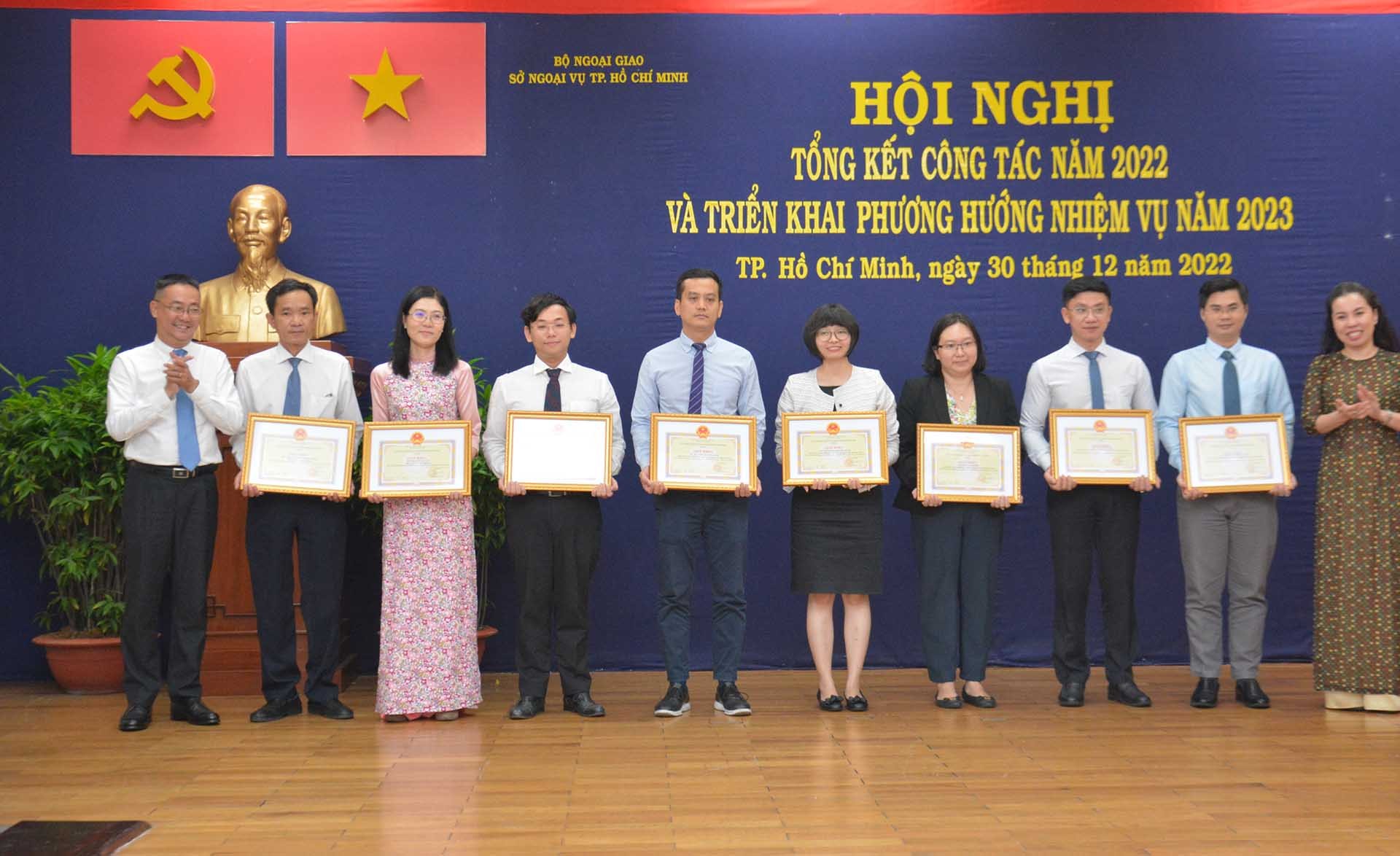 Sở Ngoại vụ thành phố Hồ Chí Minh tổ chức Hội nghị tổng kết công tác 2022 và triển khai nhiệm vụ 2023 Sở Ngoại vụ TP. Hồ Chí Minh tổng kết công tác 2022 và triển khai nhiệm vụ 2023