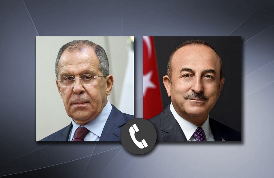 Ngoại trưởng Nga Sergei Lavrov và người đồng cấp Thổ Nhĩ Kỳ Mevlut Cavusoglu điện đàm ngày 31/12. (Nguồn: Hạ viện Nga) Ngoại trưởng Nga Sergei Lavrov và người đồng cấp Thổ Nhĩ Kỳ Mevlut Cavusoglu điện đàm ngày 31/12. (Nguồn: Hạ viện Nga)