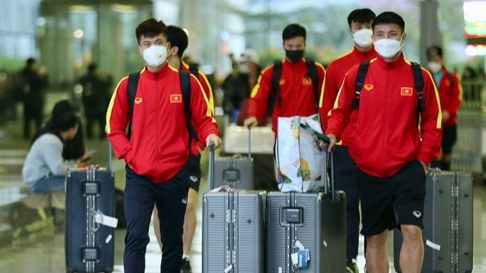 AFF Cup 2022: Đội tuyển Việt Nam về nước chuẩn bị cho trận gặp Myanmar