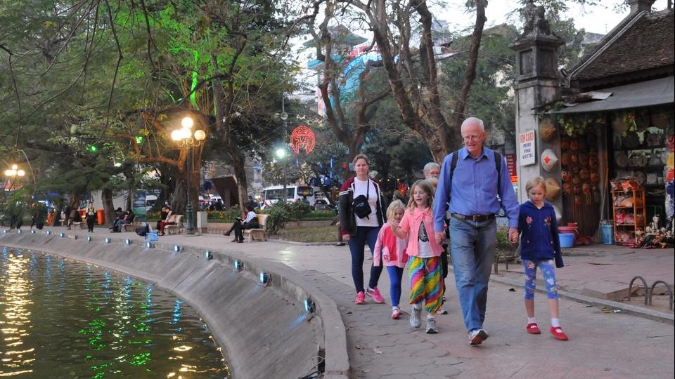 208 nghìn lượt khách du lịch đến Hà Nội dịp Tết Dương lịch