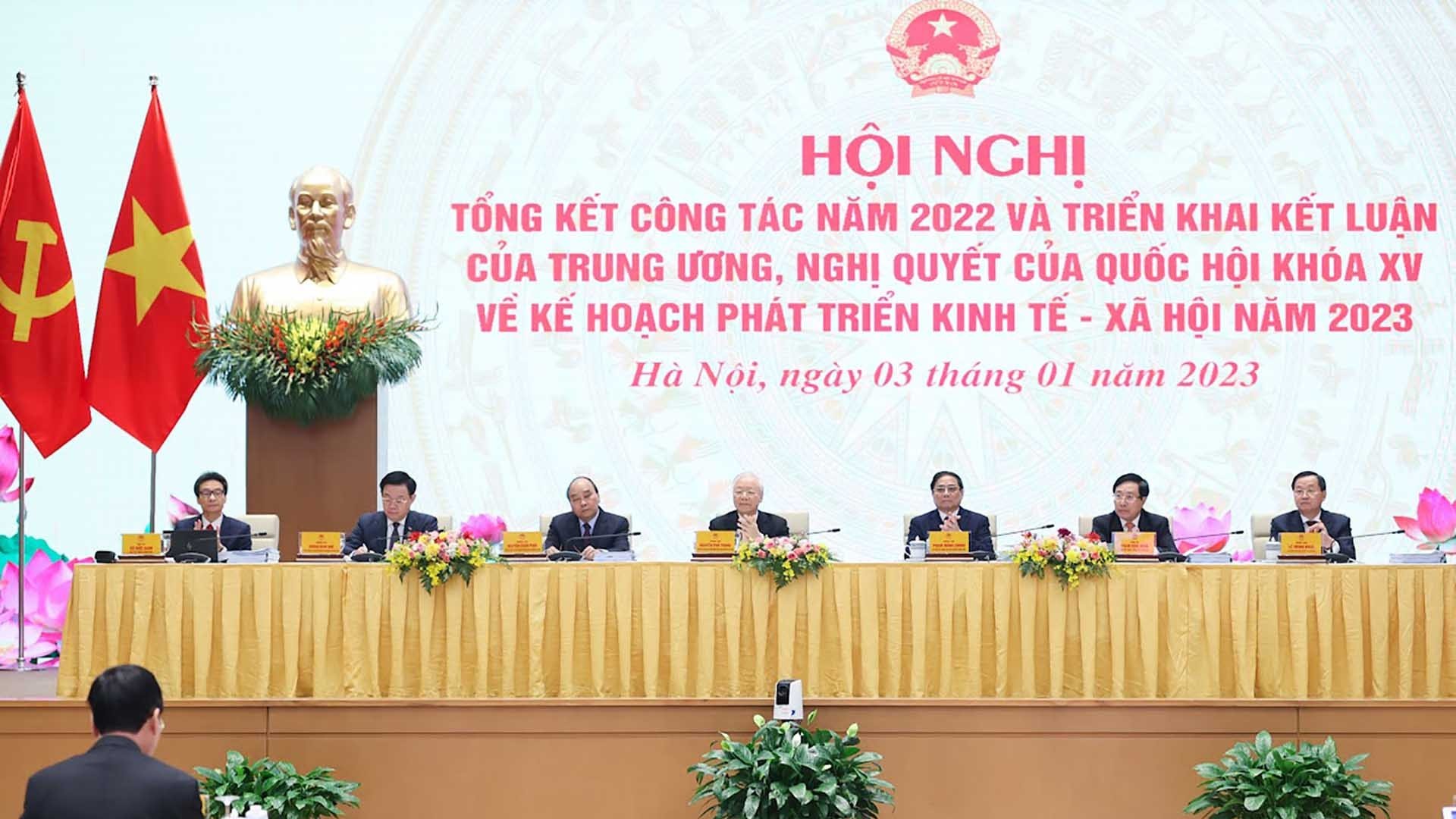 Hội nghị trực tuyến Chính phủ với các địa phương tổng kết công tác năm 2022, triển khai nhiệm vụ năm 2023