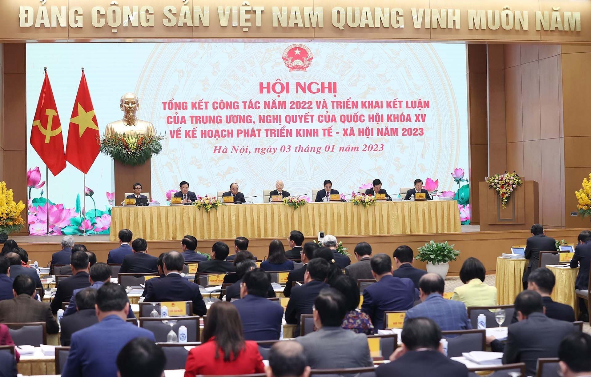 Quang cảnh hội nghị. (Nguồn: TTXVN)