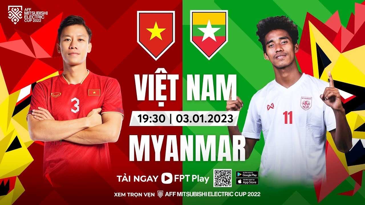 Link xem trực tiếp Việt Nam vs Myanmar (19h30 ngày 3/1) vòng bảng AFF Cup 2022