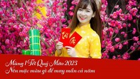 Mùng 1 Tết Quý Mão nên mặc đồ màu gì để may mắn cả năm?