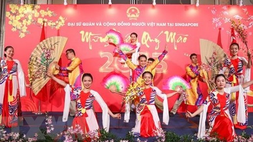 Tết cộng đồng ấm áp của người Việt tại Singapore