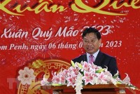 Gặp gỡ cộng đồng và doanh nghiệp Việt Nam tại Campuchia dịp cuối năm