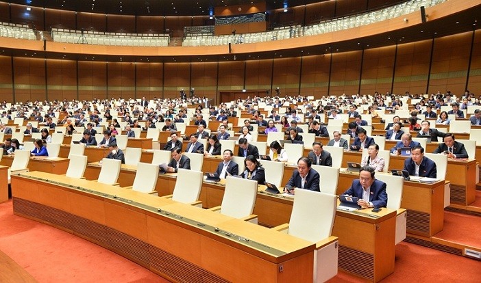 Thông cáo báo chí số 3, Kỳ họp bất thường lần thứ 2, Quốc hội khóa XV. (Nguồn: quochoi.vn)