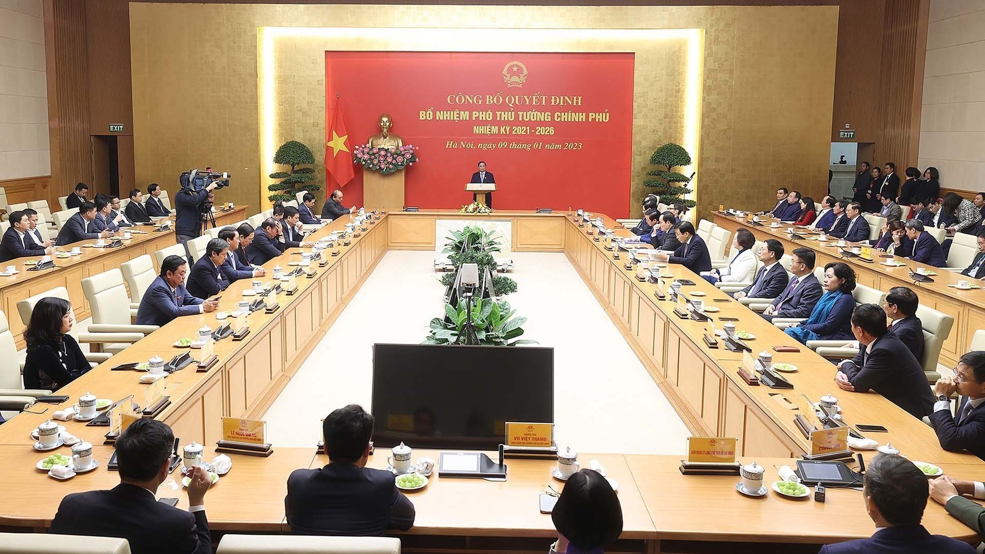 Quang cảnh buổi lễ. (Nguồn: TTXVN) Quang cảnh buổi lễ. (Nguồn: TTXVN)