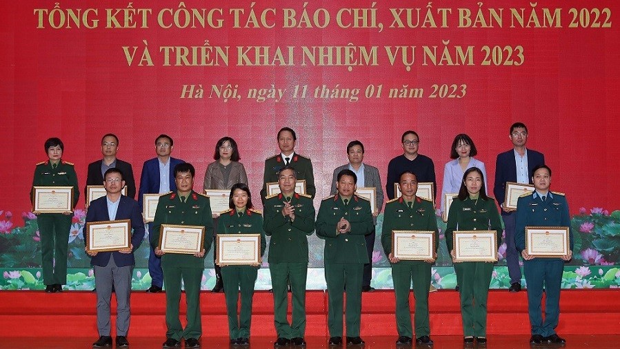 Hội nghị Tổng kết công tác báo chí, xuất bản toàn quân năm 2022