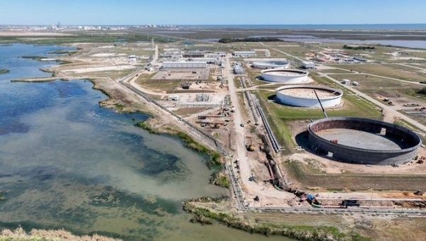 Kho Dự trữ Dầu khí Chiến lược ở Freeport, Texas, Hoa Kỳ. (Nguồn: Twitter)