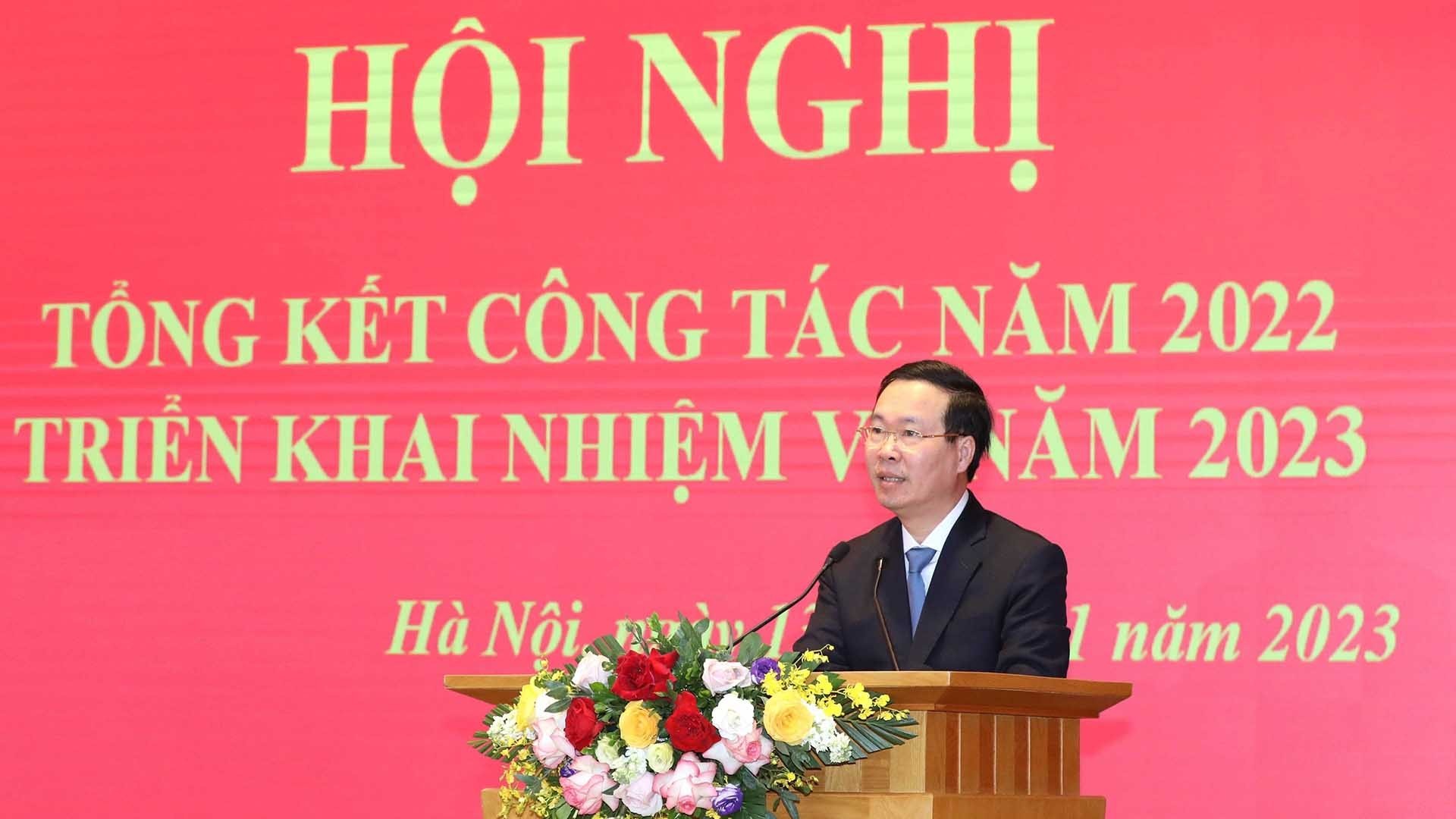 Ban Đối ngoại Trung ương tổng kết công tác năm 2022 và triển khai nhiệm vụ năm 2023