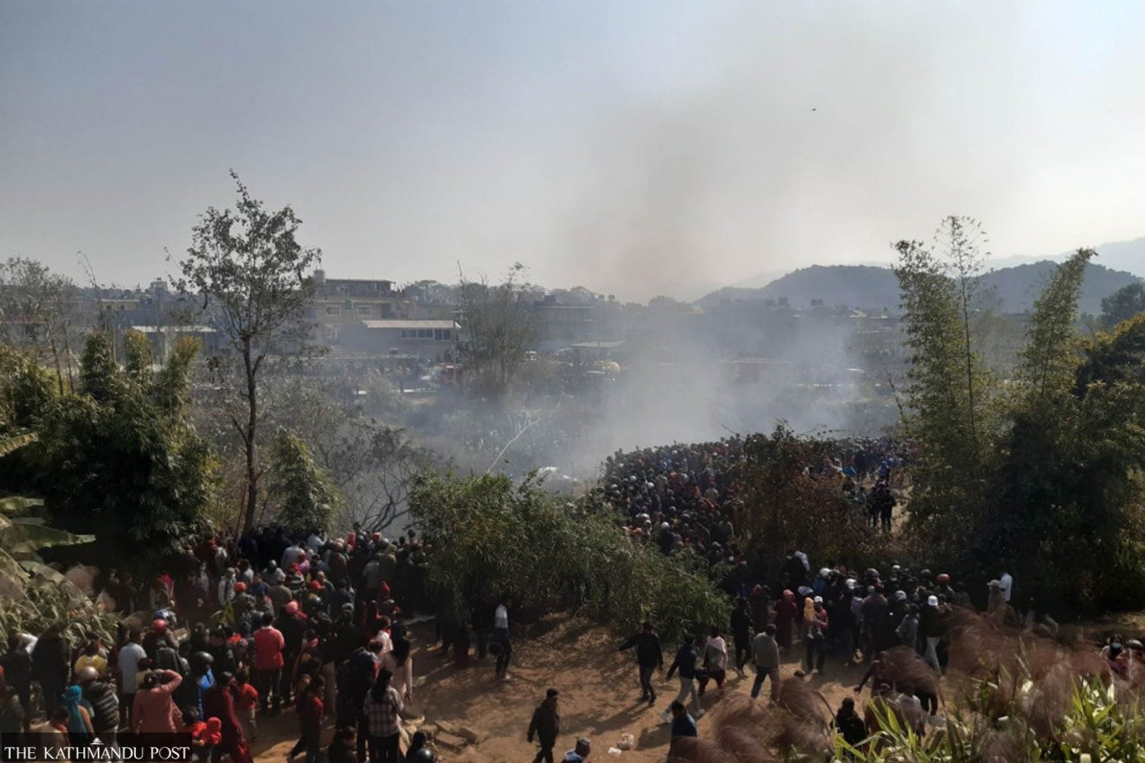 Hiện trường vụ tai nạn. (Nguồn: Kathmandu Post)