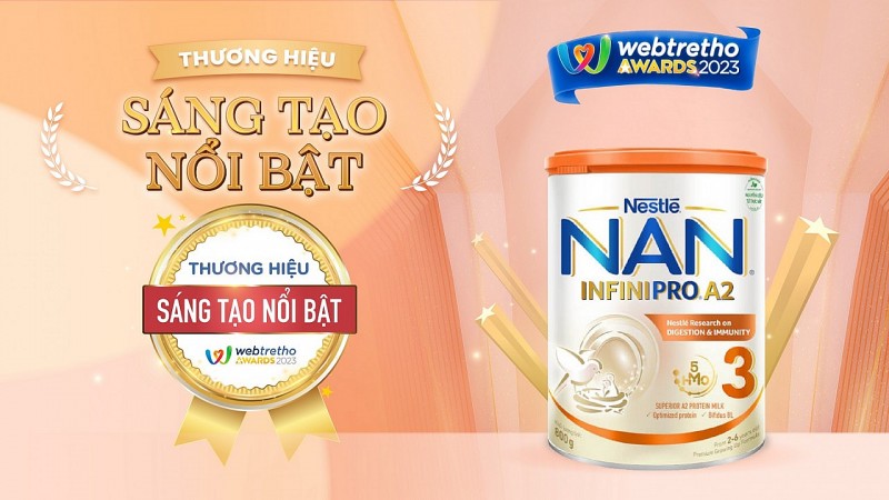 Nestlé NAN nhận được 2 giải thưởng lớn tại sự kiện Webtretho AWARDS 2023 Nestlé NAN nhận được 2 giải thưởng lớn tại sự kiện Webtretho AWARDS 2023