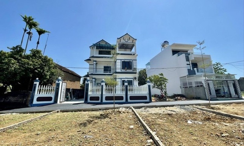 Bất động sản mới nhất: Đất nền trục Láng Hòa Lạc (Hoài Đức, Hà Nội). (Ảnh: Ngọc Mai)