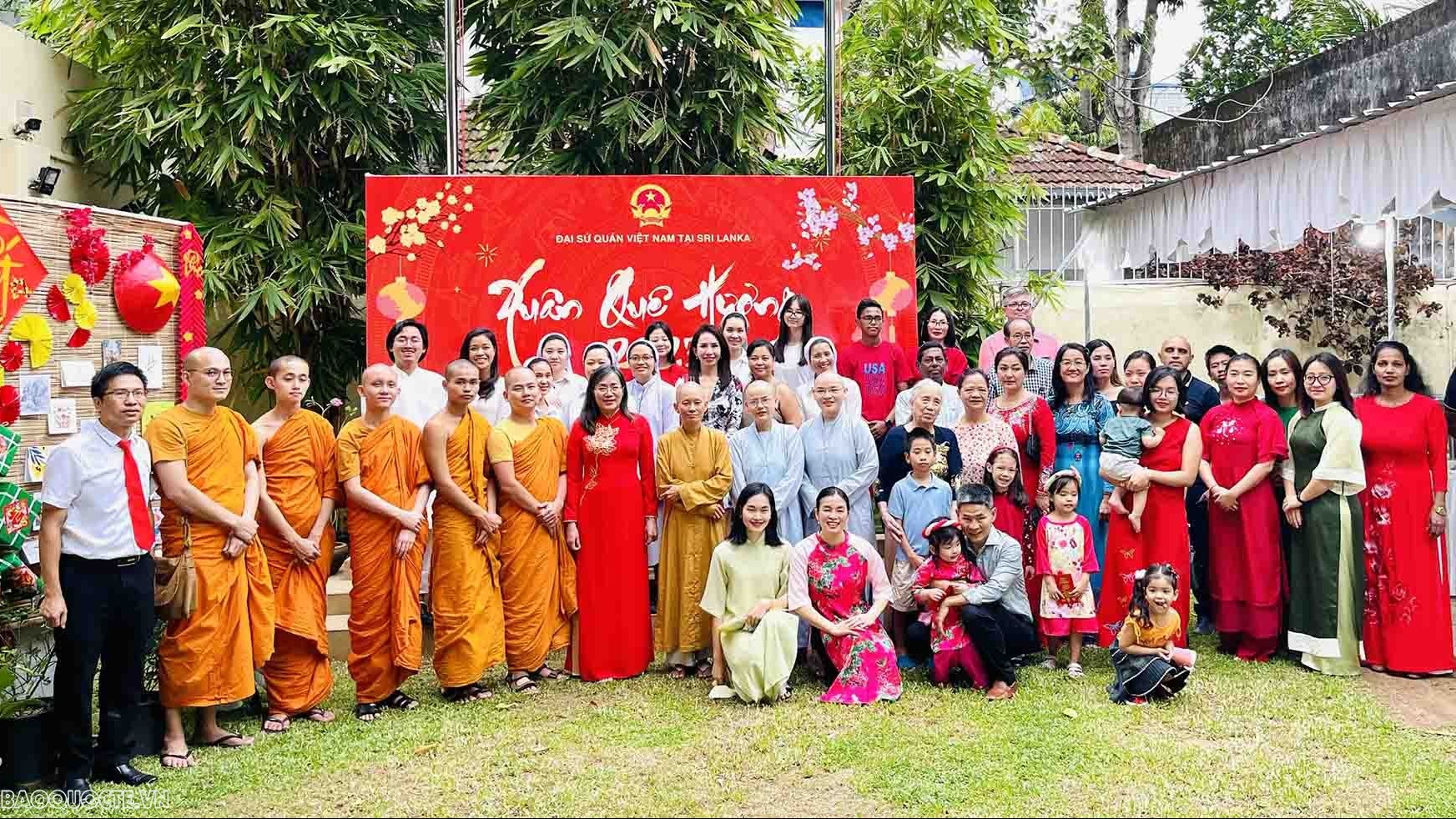 Tết cộng đồng ấm cúng và nghĩa tình tại Sri Lanka