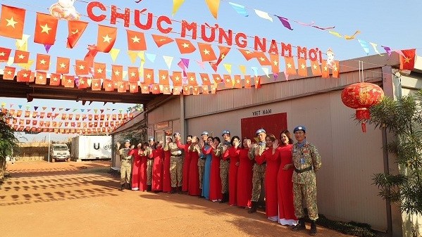 Không khí đón Tết cổ truyền của Bệnh viện Dã chiến Việt Nam tại Nam Sudan