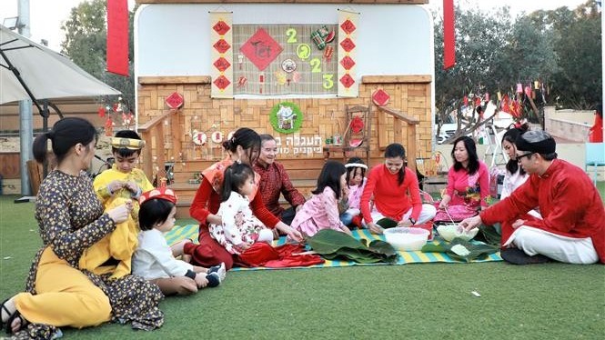 Tái hiện không gian Tết xưa ở Israel