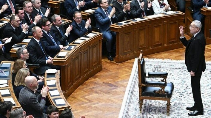 Tổng thống Áo tuyên thệ