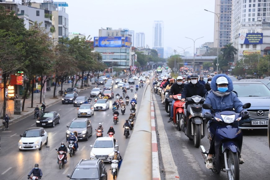 Dự báo thời tiết Hà Nội đêm nay và ngày mai trời rét đậm, không mưa, trưa chiều hửng nắng. (Nguồn: Vietnam+)