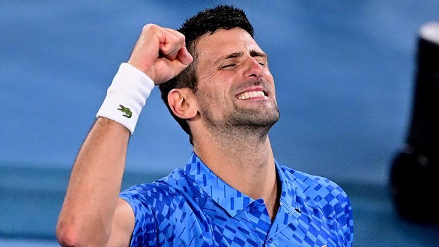 Djokovic lần thứ 10 vô địch Australian Open. (Nguồn: Getty Images) Djokovic lần thứ 10 vô địch Australian Open. (Nguồn: Getty Images)