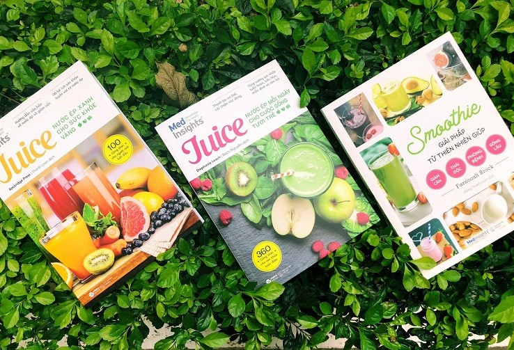 Bộ sách nổi tiếng về làm nước ép và sinh tố tốt cho sức khỏe