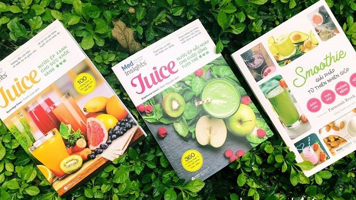 Bộ sách nổi tiếng về làm nước ép và sinh tố tốt cho sức khỏe