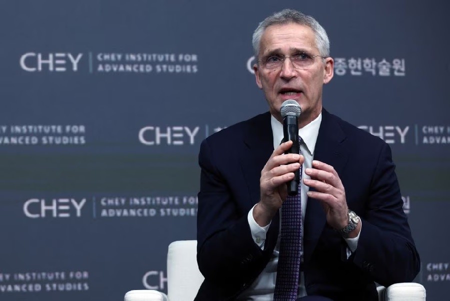 Tổng thư ký Stoltenberg: NATO sẽ là một liên minh hạt nhân chừng nào vũ khí hạt nhân còn tồn tại. (Nguồn: Yonhap)