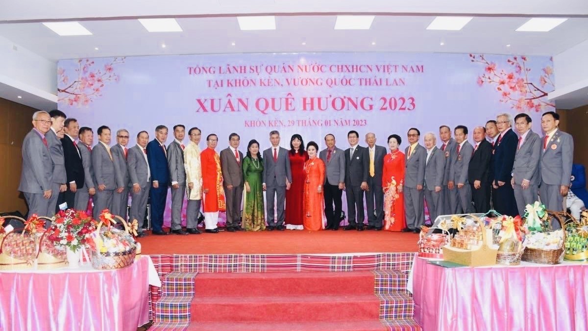 Vui Tết cộng đồng tại Khon Kaen, Thái Lan